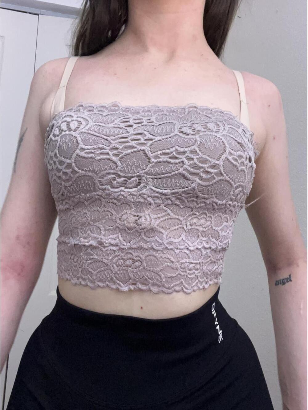 lace bandeau top
